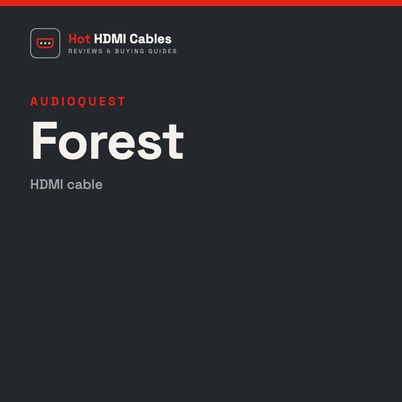 AudioQuest Forest: HDMI cable